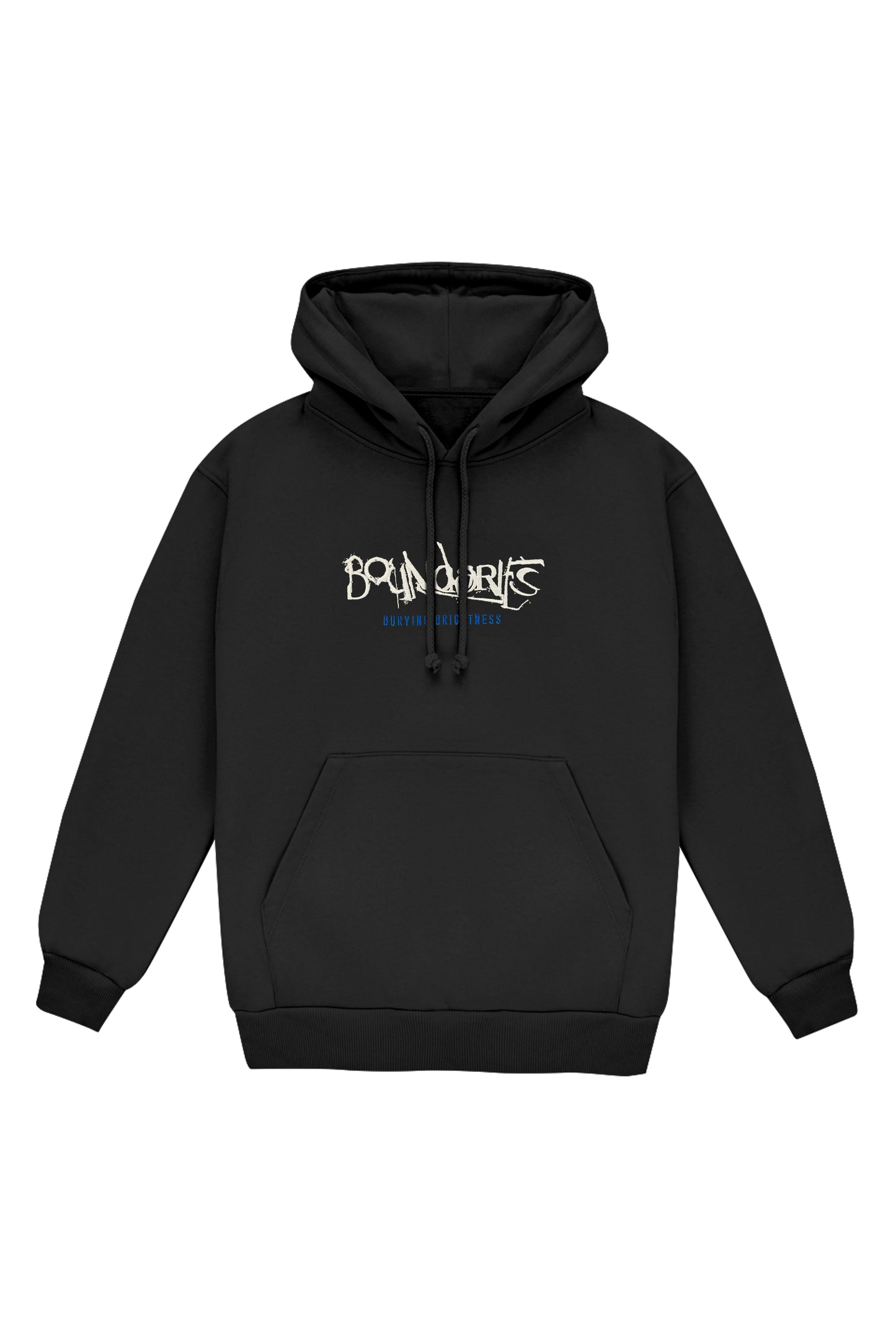 Embroidered Burying Brightness Hoodie (Black)